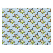 Ameraucana-Hühnerfamilie Tischdecke (Vorderseite (Horizontal))