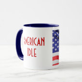 AMERCAN IDLE TASSE w/U.S (Vorderseite Links)