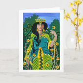 Ameretat Greeting Card Karte (Gelbe Blume)