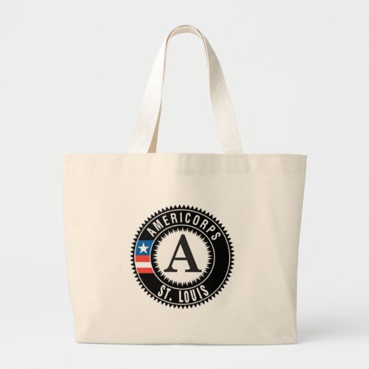 Ameri Corps St. Louis Jumbo Tote Bag Stoffbeutel (Vorne)