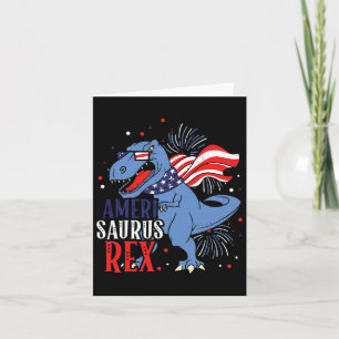 Ameri Saurus Rex 4. Juli Dinosaurier Unabhängigkei Karte