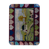 Ameriana Country Hooked Rug Magnet (Vertikal)