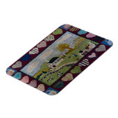 Ameriana Country Hooked Rug Magnet (Linke Seite)