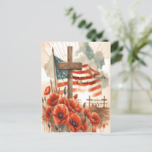 Ameriana Cross in Bloom Feiertagspostkarte