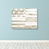 Ameriana-Flagge Leinwanddruck (Insitu (Holzboden))
