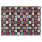Ameriana Patchwork Image Tischdecke (Vorderseite (Horizontal))