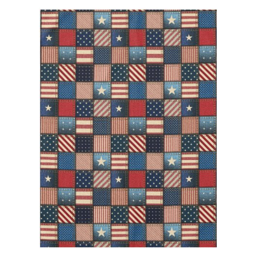 Ameriana Patchwork Image Tischdecke (Vorderseite)
