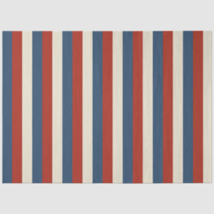Ameriana Stripes - Patriotisches Gewebepapier Seidenpapier