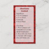 Ameriano Business Card Visitenkarte (Rückseite)