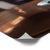 Ameriano in transparentem Glas Poster (Ecke)