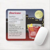 Ameriano-Rezept-Karte Mousepad (Mit Mouse)