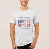 AMERICA250 1776-2026 Feierlichkeiten Tri-Blend Shirt (Vorderseite)