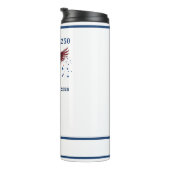 AMERICA250 Feiert 1776 - 2026 Mit Name Thermosbecher (Nach rechts gedreht)
