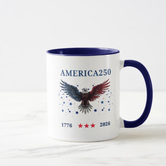 AMERICA250 Independence Day 1776 - 2026 Tasse (Rechts)