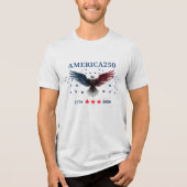 AMERICA250 Independence Day 1776 - 2026  Tri-Blend Shirt (Vorderseite)