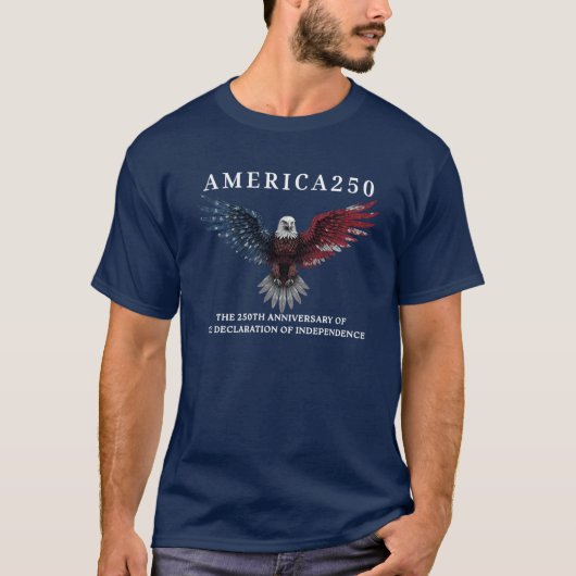 AMERICA250 Independence Day July 4th 2026  T-Shirt (Vorderseite)