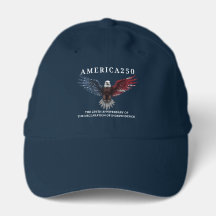 America250 Independence Day July 4th White Text