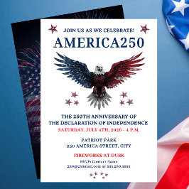 AMERICA250 PARTY JULY 4TH CELEBRATION ON WHITE EINLADUNG