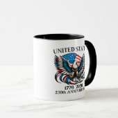 America 1776 Coffee Mug – USA 250th Anniversary  Tasse (VorderseiteRechts)