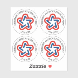 America 250 - 1776-2026 Vintag Star Design Aufkleber