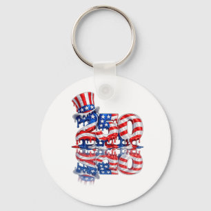 America 250 4. Juli Schlüsselanhänger
