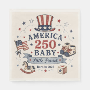 America 250 Baby / Kleiner Patriot Serviette