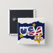 America 250 Button (Vorne & Hinten)