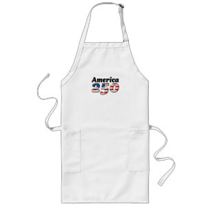 America 250 Design Lange Schürze
