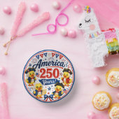 America 250 Entenfeier Pappteller (Party)