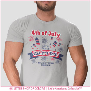 America 250 Feier individuell anpassbar T-Shirt