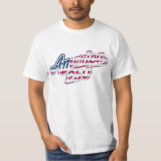 America 250 Flag Script Halbquinquennendesign T-Shirt