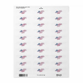 America 250 Flag Script Semiquincentennial Design (Vorne)