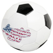 America 250 Flag Script Semiquincentennial Design Fußball (Dreiviertel)