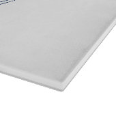 America 250 Flag Script Semiquincentennial Design Schneidebrett (Ecke)