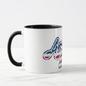 America 250 Flag Script Semiquincentennial Design Tasse (Links)