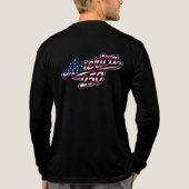 America 250 Flag Script Semiquincentennial Design Tri-Blend Shirt (Rückseite)