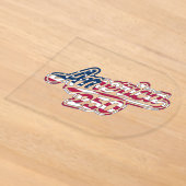 America 250 Flaggen-Script Semiquincentennial-Desi Acryleinladungen (Ablage )