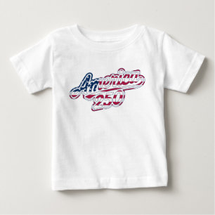 America 250 Flaggen-Script Semiquincentennial-Desi Baby T-shirt