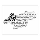 America 250-Flaggen-Script-Semiquincentennial-Desi Gummistempel (Prägung)
