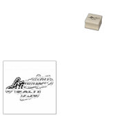 America 250 Flaggen-Script Semiquincentennial-Desi Gummistempel (Stempel)