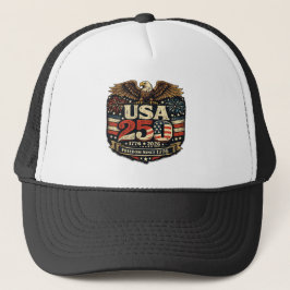 America 250. Geburtstag 1776-2026 Patriotischer Tr Truckerkappe