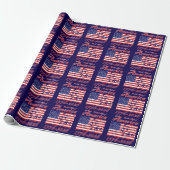 America 250 geschenkpapier (Ungerollt)