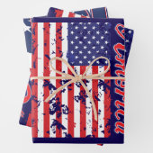 America 250 geschenkpapier set (Beispiel)