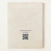 America 250 Heritage Cream Gedenk-QR-Code Planer (Rückseite)