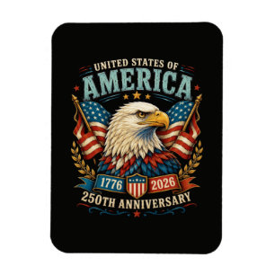 America 250-Jahr-Feier-Adler Magnet