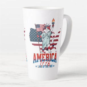America 250-Jahr-Jubiläum Patriot Katzen Milchtasse