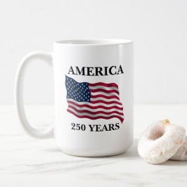 America 250 Jahre Flagge Kaffeetasse