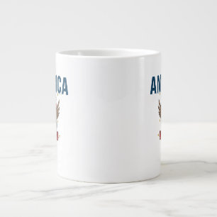 America 250 Jahre   Patriotisches Land der Freien Jumbo-Tasse