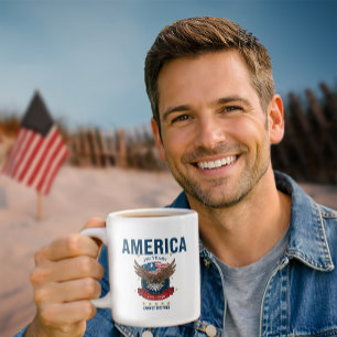 America 250 Jahre Patriotisches Land der Freien Jumbo-Tasse