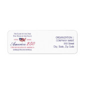 America 250 Land of Free Home Brave Blue Patriotic (Vorne)